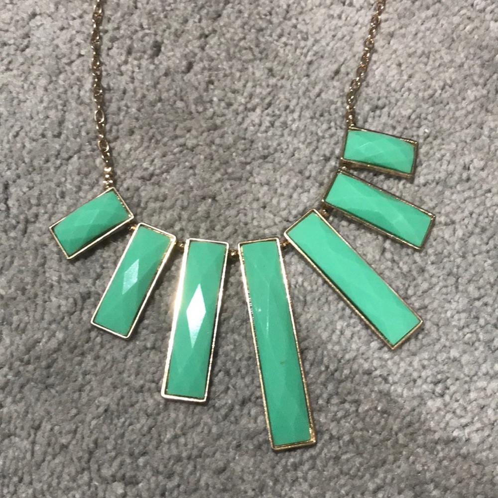 Mermaid Green Statement Necklace